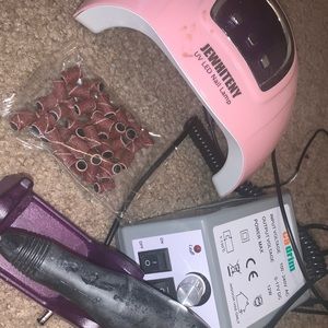 Nail machine and UV lend light (USED)